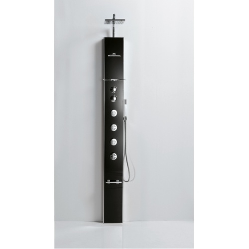 Colonne de douche CASCATA 1 Noir Mitigeur mécanique - Novellini Colonne de douche CASCATA 1 Noir Mitigeur mécanique - Novellini