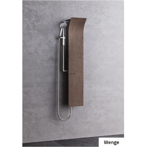 Colonne de douche VANITY Bois - Mitigeur mécanique - Novellini Colonne de douche VANITY Bois - Mitigeur mécanique - Novellini