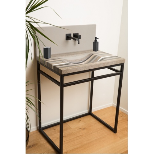 Mitigeur lavabo mural (rosace) BLACKMAT Quadri - Saillie 225 mm Qm27713 amb6 Mitigeur lavabo mural (rosace) BLACKMAT Quadri - Saillie 225 mm Qm27713 amb6