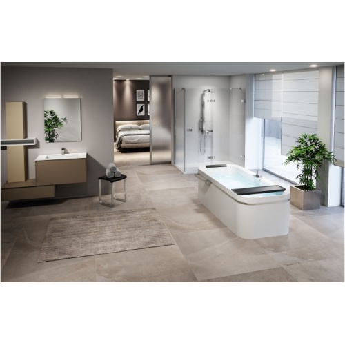 Baignoire Hydro Air DIVINA F Blanc Mat - Sans robinetterie Divina f tablier Baignoire Hydro Air DIVINA F Blanc Mat - Sans robinetterie Divina f tablier