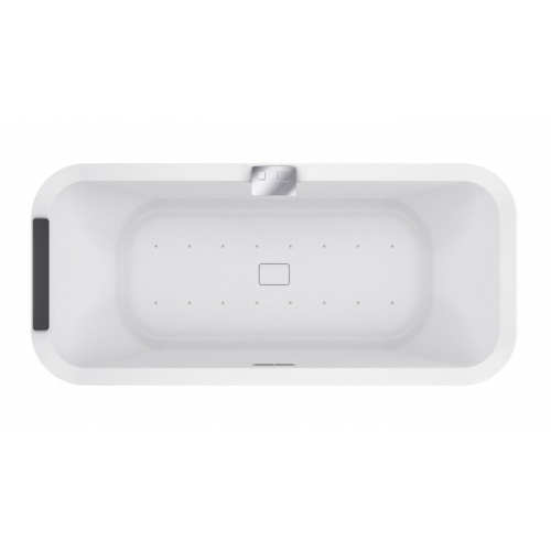 Baignoire îlot DIVINA F Hydro Air Blanc Brillant - Avec robinetterie Divina f hydro air top Baignoire îlot DIVINA F Hydro Air Blanc Brillant - Avec robinetterie Divina f hydro air top