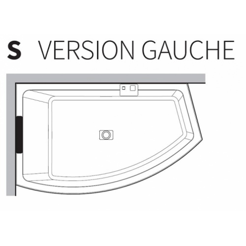Baignoire asymétrique DIVINA O Hydro Plus Tablier bois - Avec robinetterie - Version Gauche Divina o version gauche Baignoire asymétrique DIVINA O Hydro Plus Tablier bois - Avec robinetterie - Version Gauche Divina o version gauche