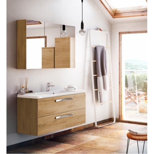 Meuble Simple Vasque A Suspendre Brooklyn Chene Arlington