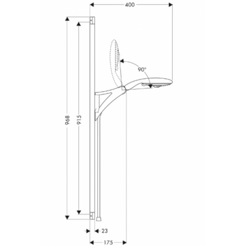 Set Raindance E 150 AIR 3 jets EcoSmart/Raindance Unica 90cm 27657 Cotes set de douche raindance e150 Set Raindance E 150 AIR 3 jets EcoSmart/Raindance Unica 90cm 27657 Cotes set de douche raindance e150