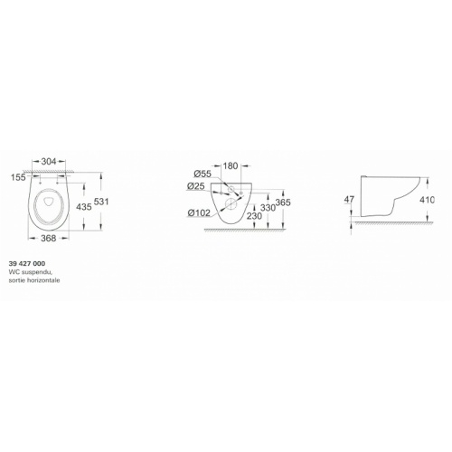 Pack WC Geberit UP320 + Cuvette GROHE sans bride Bau Ceramic + plaque sigma blanche Bau ceramic 39 427 000 Pack WC Geberit UP320 + Cuvette GROHE sans bride Bau Ceramic + plaque sigma blanche Bau ceramic 39 427 000