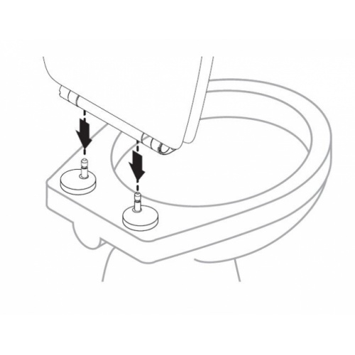 Abattant OLFA Ariane EASY CLIP Prune 7AR03704101 OLFA