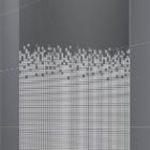 Paroi de douche sans seuil 1 porte coulissante+1 fixe LUNES 2.0 2PH 115 cm- Sérigraphié - Chromé - Ouv Gauche 0 Paroi de douche sans seuil 1 porte coulissante+1 fixe LUNES 2.0 2PH 115 cm- Sérigraphié - Chromé - Ouv Gauche 0