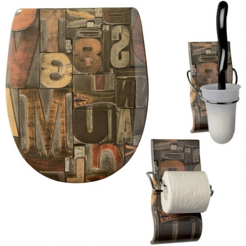 Abattant OLFA Ariane Caractères déclipsable Set olfa accessoires wc caracteres p 204211 511871 1