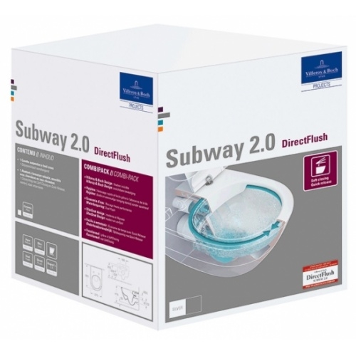 Pack WC Grohe Rapid SL + Cuvette Subway 2.0 Villeroy + Plaque Blanche 0 5614r2 Pack WC Grohe Rapid SL + Cuvette Subway 2.0 Villeroy + Plaque Blanche 0 5614r2
