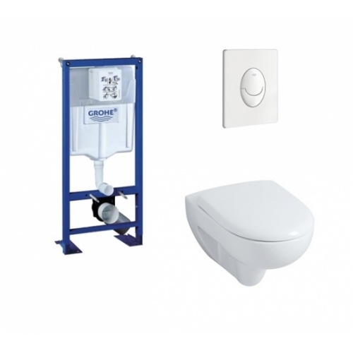 Old- Pack Grohe Rapid SL + Cuvette Prima + Plaque Blanche