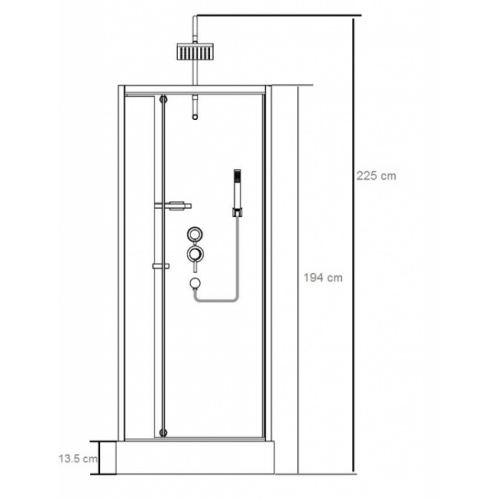 Cabine carrée PRADO 90x90 cm - Aurlane Cabine prado aurlane côtes Cabine carrée PRADO 90x90 cm - Aurlane Cabine prado aurlane côtes