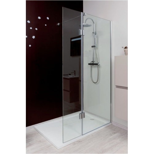 Paroi double ITALIENNE - 1 fixe de 80 + 1 pivotant de 40 cm