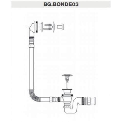 Baignoire rétro ilôt CEDAM 175x75 Fidji pieds Blanc Bonde03
