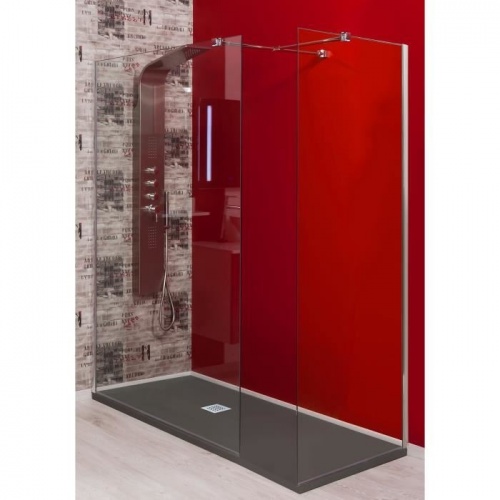 Barre de fixation murale + fixation retour pour parois ITALIENNE Aqua barre retour murale paroi de douche (1) Barre de fixation murale + fixation retour pour parois ITALIENNE Aqua barre retour murale paroi de douche (1)