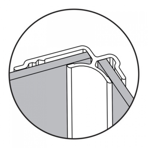 Habillage mural Décofast Classic - pack standard 2P Taupe H2000 x L900mm Profilés angle Habillage mural Décofast Classic - pack standard 2P Taupe H2000 x L900mm Profilés angle