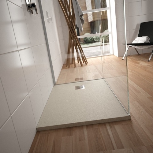 Receveur de douche Ultra Flat S - Blanc Pur - 100x70 cm Idealstandard ultraflats ambiance beige sable Receveur de douche Ultra Flat S - Blanc Pur - 100x70 cm Idealstandard ultraflats ambiance beige sable