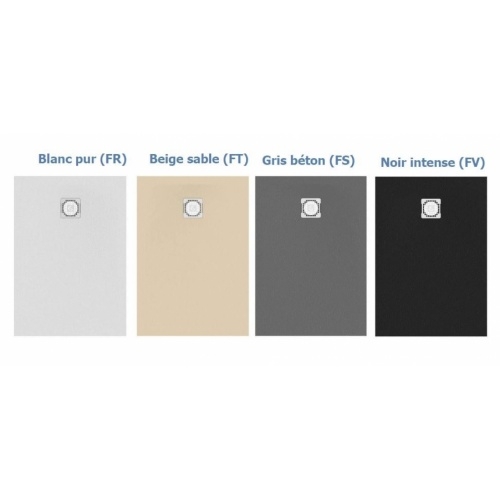 Receveur de douche Ultra Flat S - Blanc Pur - 100x70 cm Gamme de couleur ultra flat s Receveur de douche Ultra Flat S - Blanc Pur - 100x70 cm Gamme de couleur ultra flat s