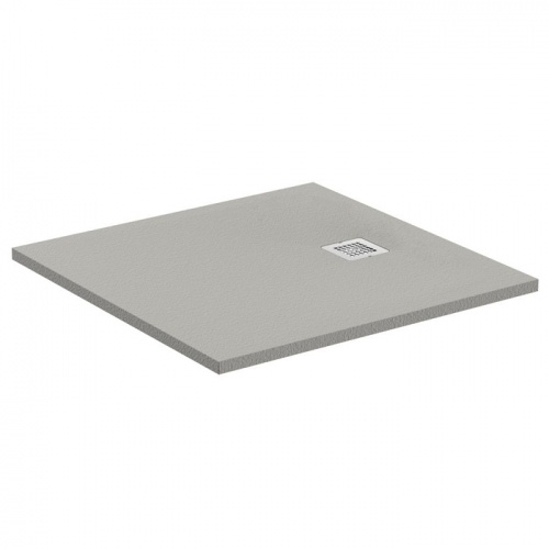 Receveur de douche Ultra Flat S - Gris Béton - 80x80 cm