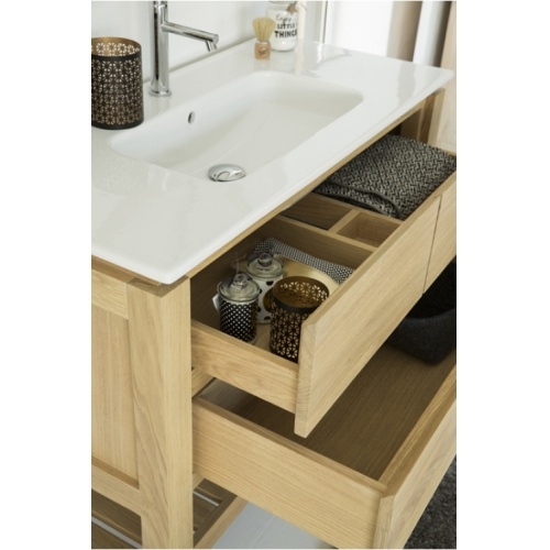 Meuble simple vasque EASY 80 cm Chêne Massif Meuble 2 12 modifier Meuble simple vasque EASY 80 cm Chêne Massif Meuble 2 12 modifier