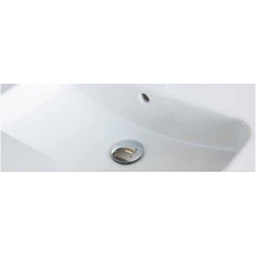 Meuble simple vasque EASY 80 cm Chêne Massif Plan vasque céramique line art Meuble simple vasque EASY 80 cm Chêne Massif Plan vasque céramique line art