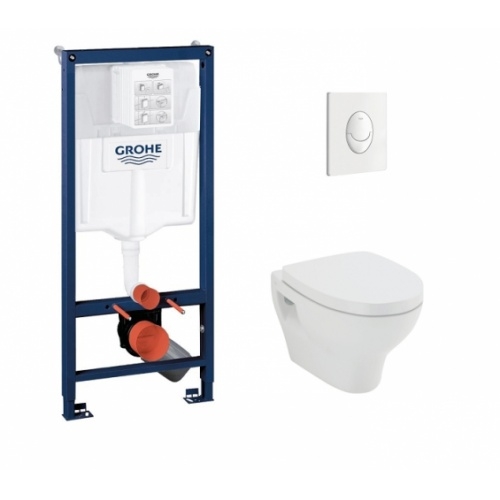 Pack WC Grohé Rapid SL Mural + Cuvette POP2 + Plaque Chromée Brillante** Pack WC Grohé Rapid SL Mural + Cuvette POP2 + Plaque Chromée Brillante**