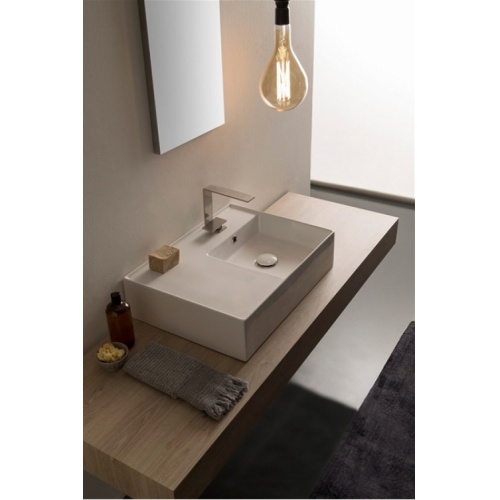 Vasque à poser ou suspendue TEOREMA 2.0 60 cm - Vasque à Droite Teorema2 5117 Vasque à poser ou suspendue TEOREMA 2.0 60 cm - Vasque à Droite Teorema2 5117