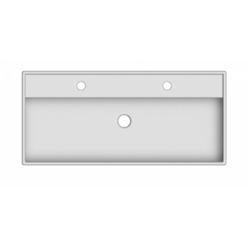 Vasque à poser ou suspendue 100 cm TEOREMA - 2 trous 0 5106r 100b Vasque à poser ou suspendue 100 cm TEOREMA - 2 trous 0 5106r 100b