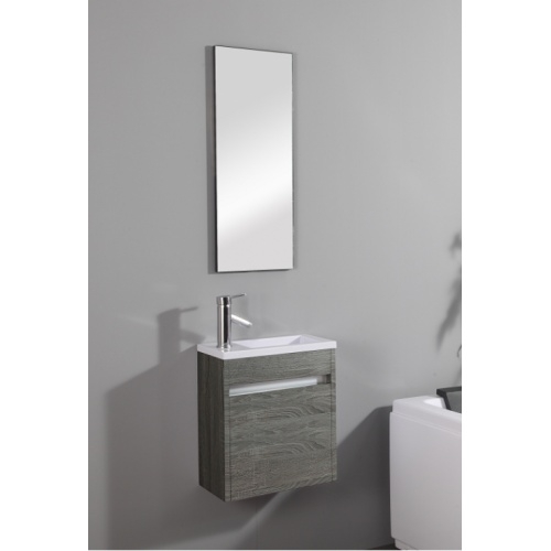 Meuble lave-mains Pluton Wood + Miroir Meuble lave-mains Pluton Wood + Miroir