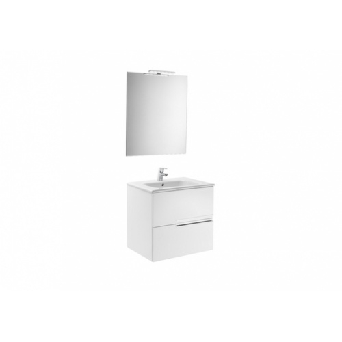 Meuble simple vasque Victoria-N Blanc brillant - 70 cm Meuble simple vasque Victoria-N Blanc brillant - 70 cm