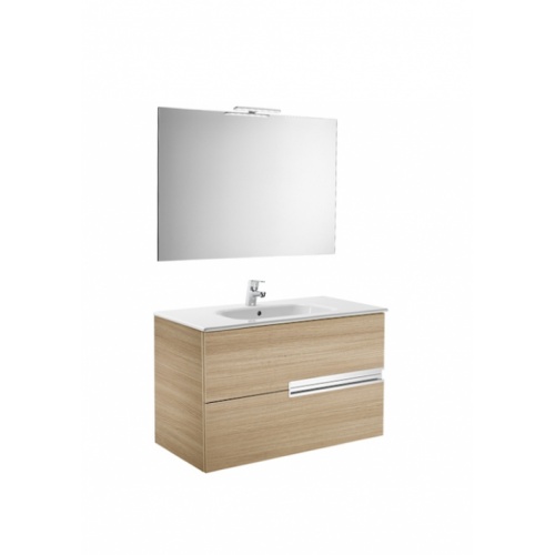 Meuble simple vasque Victoria-N Chêne - 90 cm Meuble simple vasque Victoria-N Chêne - 90 cm