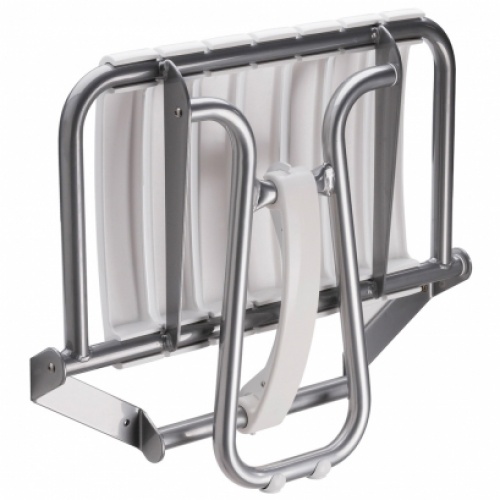 Siège de douche escamotable Assise grande taille Blanc et Gris chrome 047633 siege de douche grande taille blanc gris chrome Siège de douche escamotable Assise grande taille Blanc et Gris chrome 047633 siege de douche grande taille blanc gris chrome