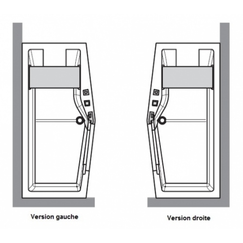 Combiné Bain/Douche IRIS 180x75/85 - Version gauche - SANS Tablier Version baignoire iris Combiné Bain/Douche IRIS 180x75/85 - Version gauche - SANS Tablier Version baignoire iris