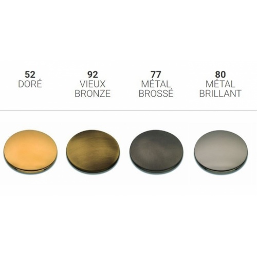 Paires de colonnettes fixation Rétro Chromé Coloris Paires de colonnettes fixation Rétro Chromé Coloris