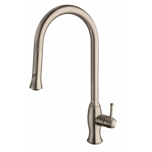 Mitigeur évier rétro CANOVA avec douchette métal brossé - KA53077 Mitigeur évier rétro CANOVA avec douchette métal brossé - KA53077