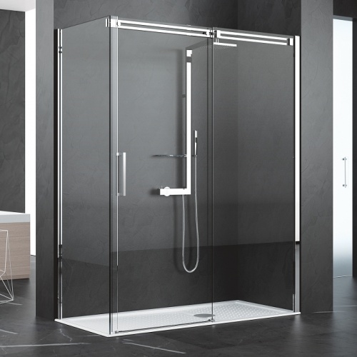 Porte d'angle DIAMANTI 2P+F 120x120 Droite