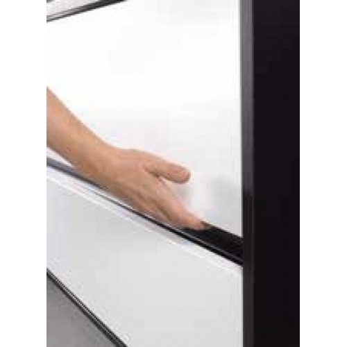 Meuble double vasque HARMONIE - Opale noire et Cottage Noyer Passe-main HARMONIE