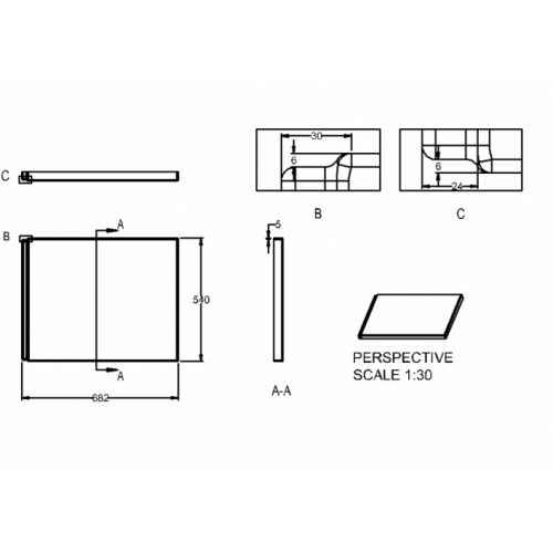 Tablier Latéral baignoire Cleargreen - 70 cm R27E Schéma Tablier Latéral baignoire Cleargreen - 70 cm R27E Schéma