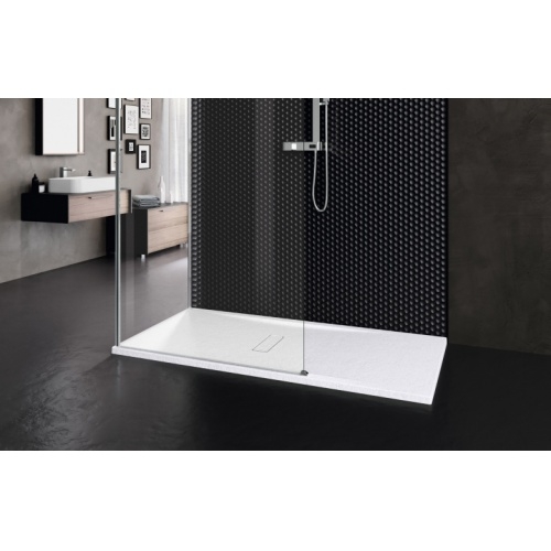 Receveur rectangulaire CUSTOM TOUCH Corda - Hauteur 3.5 cm - 100x80 cm CUSTOM Touch Blanc à poser Receveur rectangulaire CUSTOM TOUCH Corda - Hauteur 3.5 cm - 100x80 cm CUSTOM Touch Blanc à poser