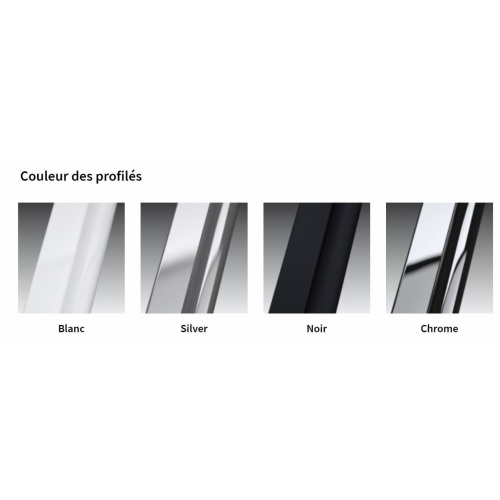 Paroi fixe latérale YOUNG F Noir - 80 cm Couleur Profilés YOUNG 2 0 Paroi fixe latérale YOUNG F Noir - 80 cm Couleur Profilés YOUNG 2 0