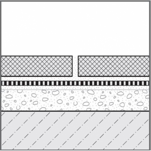 Natte DURABASE SW 875-130 - Isolation phonique et thermique 15 M² ** DURABASE Natte SW 875-130 Schéma