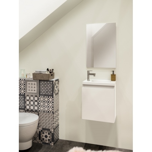 Lave-mains pour WC, VIGO Blanc Brillant