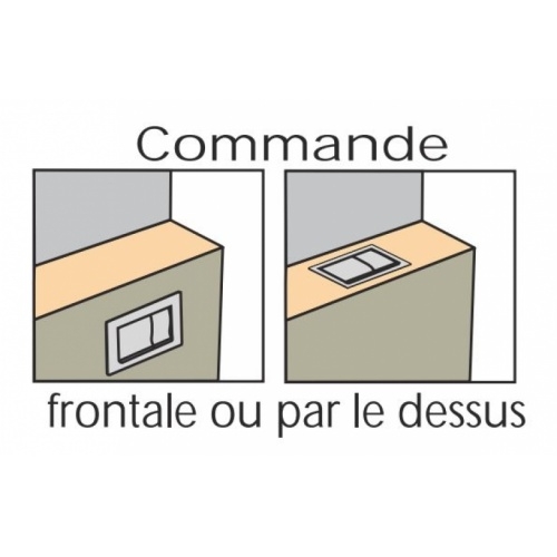 Pack WC Bâti-support + Cuvette GAP Cleanrim+ Plaque Blanche Installation plaque de commande Pack WC Bâti-support + Cuvette GAP Cleanrim+ Plaque Blanche Installation plaque de commande