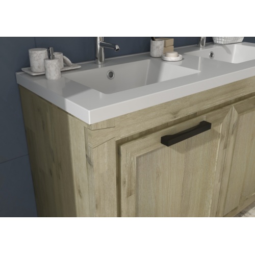 Meuble double vasque WINDSOR Acacia Massif meuble-accacia-blanchi-120cm-2p-zoom-facade-windsor