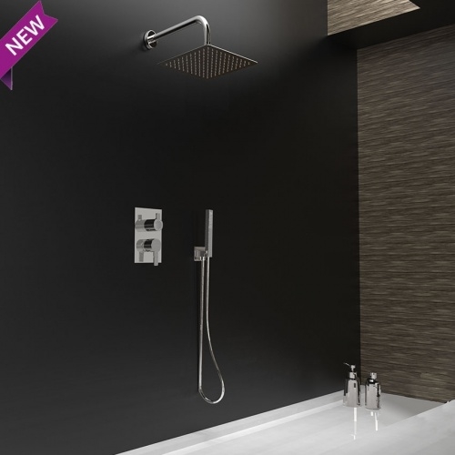 Ensemble de douche encastré BLAUTHERM douche de tête carré Ensemble de douche encastré BLAUTHERM douche de tête carré