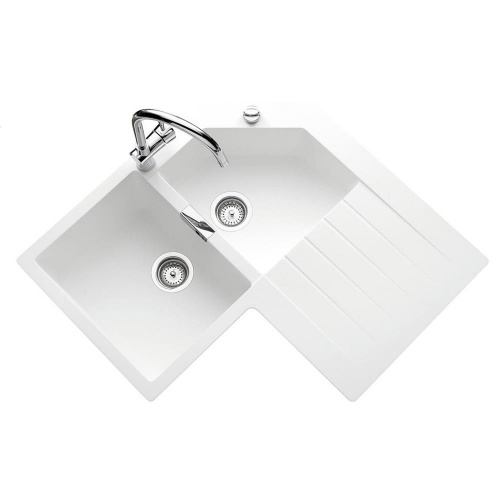 Evier de cuisine d'angle PRIMUS 2 Cuves Alpina - EV22431PC Evier de cuisine d'angle PRIMUS 2 Cuves Alpina - EV22431PC