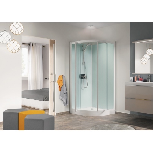 Cabine de douche Kineprime Glass faible hauteur - Pivotante - 1/4 de Rond 90cm Pivotant - Mécanique KINEPRIME GLASS Ambiance Cabine de douche Kineprime Glass faible hauteur - Pivotante - 1/4 de Rond 90cm Pivotant - Mécanique KINEPRIME GLASS Ambiance