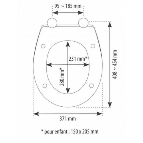 Abattant wc clearance pour enfant