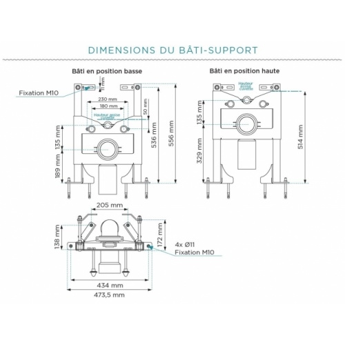 Kit Hydrochasse + Tuyau + Bâti-support GRIFFON Bâti-support Griffon Schéma Kit Hydrochasse + Tuyau + Bâti-support GRIFFON Bâti-support Griffon Schéma