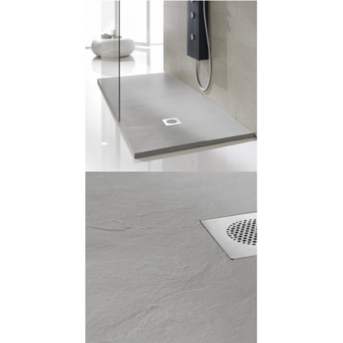 Receveur de douche souple SQUARE DRAIN Béton 100x160 cm SolidSoft Béton Zoom Receveur de douche souple SQUARE DRAIN Béton 100x160 cm SolidSoft Béton Zoom