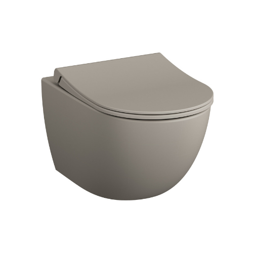 Cuvette suspendue SENTO sans bride Taupe mat Cuvette suspendue SENTO sans bride Taupe mat